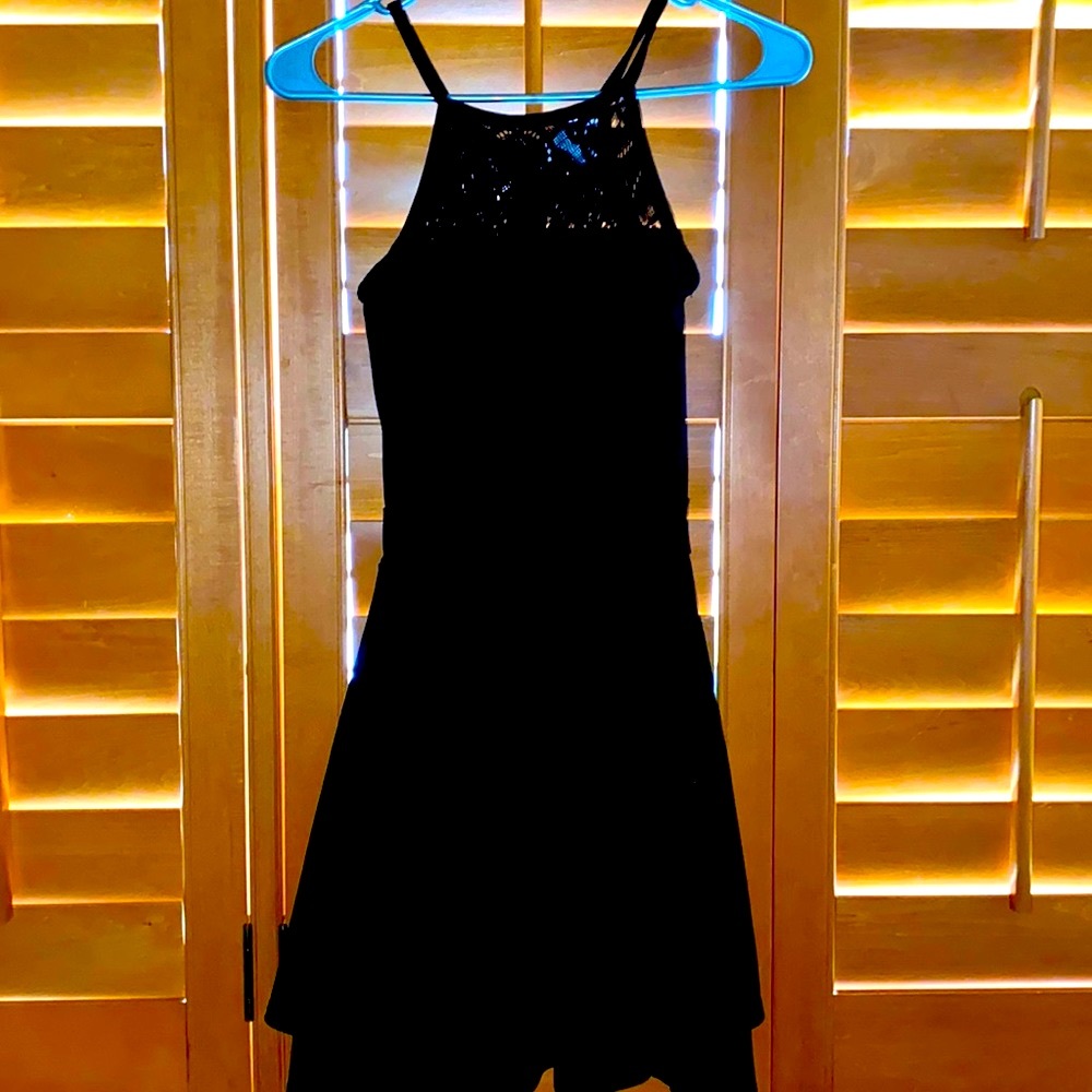 Belk planet gold tween little black dress!